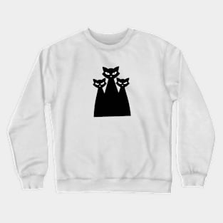 Black Cat Crewneck Sweatshirt